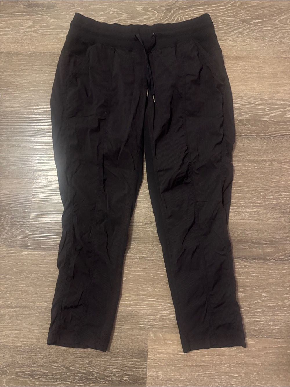 Lululemon Womens Studio Dance Pants Black Size 12 Athleisure Casual 25” Inseam